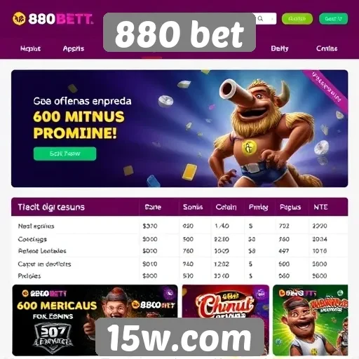 Análise das ofertas de bônus no site 880 bet